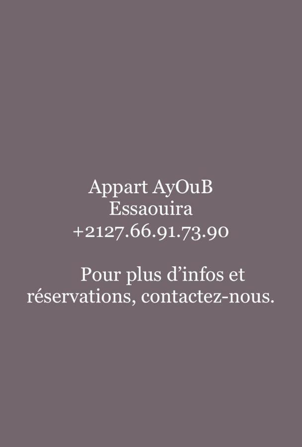 Appart Ayoub Essaouira Ngoại thất bức ảnh
